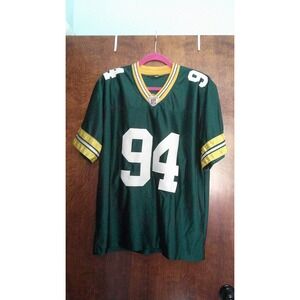 NFL Football Jersey Mens M Green Gbaja-Biamila 94 Green Bay Packers